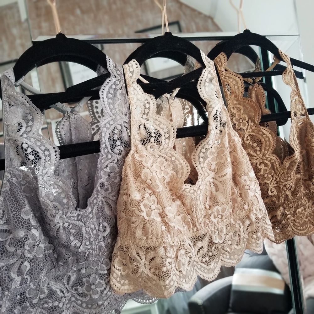Last1️⃣ Girly Summer Lace Bralette Racerback Bra - Picture 8 of 9